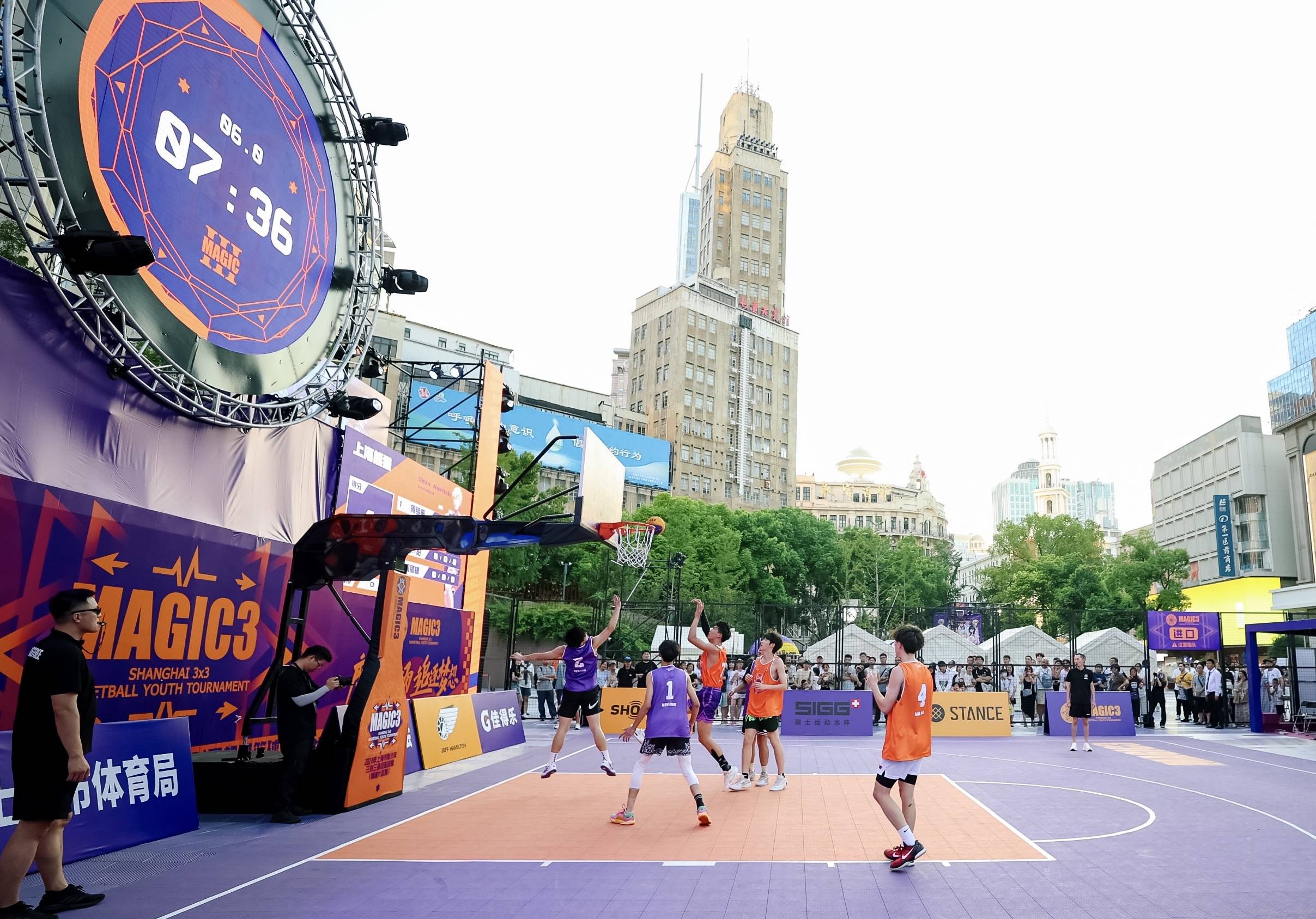 leyu乐鱼体育中国-武汉三对三篮球赛，汉口队获胜